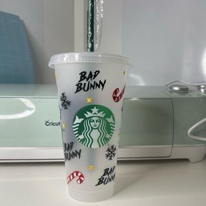 Bad Bunny Christmas Starbucks Custom Cup